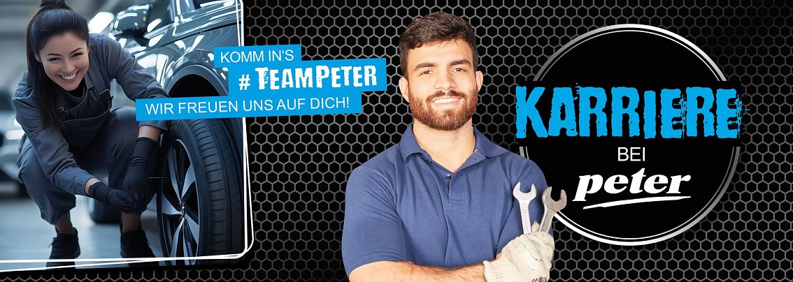 Komm ins #TEAMPETER - Wir freuen uns auf dich! (Foto: Autohaus Peter)