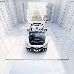 Der neue Mercedes-Maybach SL 680 Monogram Series in verschiedenen Perspektiven sowohl im Red Ambiance, als auch im White Ambiance