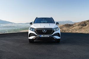 Der neue Mercedes-Benz GLE von vorne.