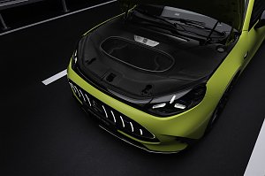 Die Motorhaube des neuen Mercedes-AMG GT 4-Türer Coupés.