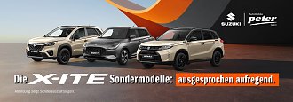 Die X-ITE Sondermodelle: ausgesprochen aufregend.