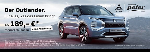 Der Outlander. F&uuml;r alles, was das Leben bringt.