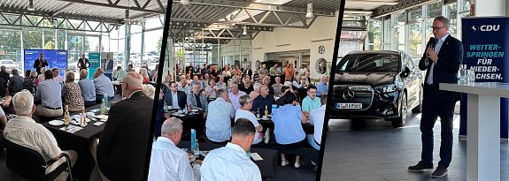 Fr&uuml;hst&uuml;ck. Politik. Klartext.: Politischer Austausch im Autohaus Peter in Duderstadt