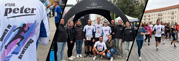 Autohaus Peter mittendrin beim CityRUN Dessau